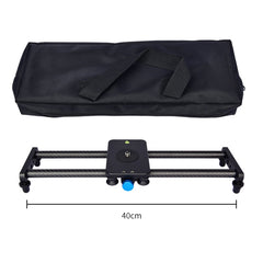 YELANGU L40T 40cm Carbon Fiber Slide Rail Track for SLR Cameras / Video Cameras, L40T 40cm