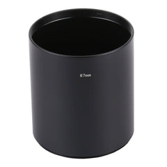 67mm Thread Type Straight Tube Full Metal Lens Hood Shade for Medium Telephoto Lens, 67mm