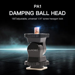 LUXCeO PA1 Camera Universal Hot Shoe Holder Damping Ball-Head Bracket, PA1