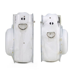 Stars Crystal PVC Hard Case Camera Bag with Shoulder Strap for FUJIFILM Instax Mini 11, Transparent