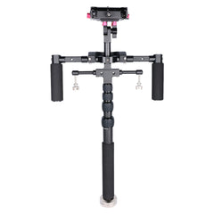 YELANGU S300 4 in 1 Multifunctional Rig + Dual Handheld Shoulder Rig + Monopod + Stabilizer for Cameras / SLR Cameras, Height Range: 63cm-170cm, YELANGU S300