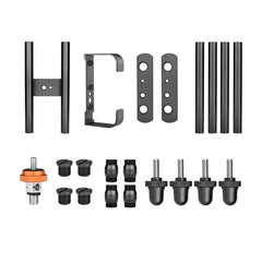 YELANGU YLG0119A 60cm Splicing Slide Rail Track + Trolley Rail Buckle for SLR Cameras / Video Cameras, 60cm Rail Track + Rail Buckle