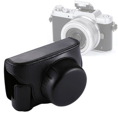 Full Body Camera PU Leather Camera Case Bag with Strap for Panasonic Lumix GF7 / GF8 / GF9 (12-32mm / 14-42mm Lens), For Lumix GF7