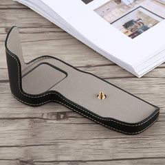 1/4 inch Thread PU Leather Camera Half Case Base for Canon EOS 5D Mark IV / 5D Mark III, For Canon 5D4