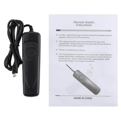 Cuely RR-90 Remote Switch Shutter Release Cord for Fujifilm X-T100 / X-Pro 2 / X-T1 / X-T20 / X-T10 / X30 / X-E2 / X-A10 / X-A3 / X-A2 / X100F / X100T, RR-90