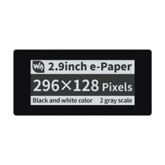 Waveshare 2.9 inch 296 x 128 Pixel Touch Black / White e-Paper Module for Raspberry Pi Pico, SPI Interface, 20051