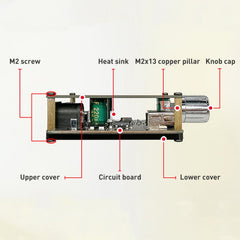 50W MP3 Stereo Audio Digital Power Amplifier Board Bluetooth Amplifier Module, without Shell, Without Shell