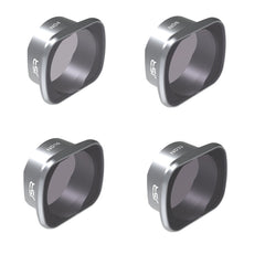 JSR KS 4 in 1 ND4+ND8+ND16+ND32 Lens Filter for DJI FPV, Aluminum Alloy Frame, 4 in 1 ND