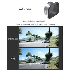 JSR KS 4 in 1 ND4+ND8+ND16+ND32 Lens Filter for DJI FPV, Aluminum Alloy Frame, 4 in 1 ND