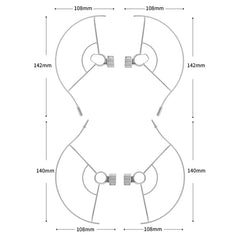 STARTRC 1109131 Drone Propeller Protective Guard Anti-collision Ring for DJI Mini  2 / Mavic Mini, For DJI Mini 2