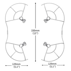 STARTRC Drone Propeller Protective Guard Anti-collision Ring for DJI Mini 3 Pro, For DJI Mini 3 Pro