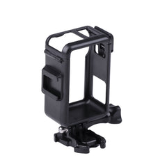 For DJI Osmo Action 3 Vertical Plastic Protective Frame Cage with Cold Shoes, For DJI Osmo Action 3