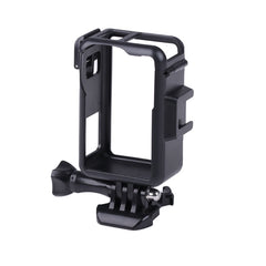 For DJI Osmo Action 3 Vertical Plastic Protective Frame Cage with Cold Shoes, For DJI Osmo Action 3