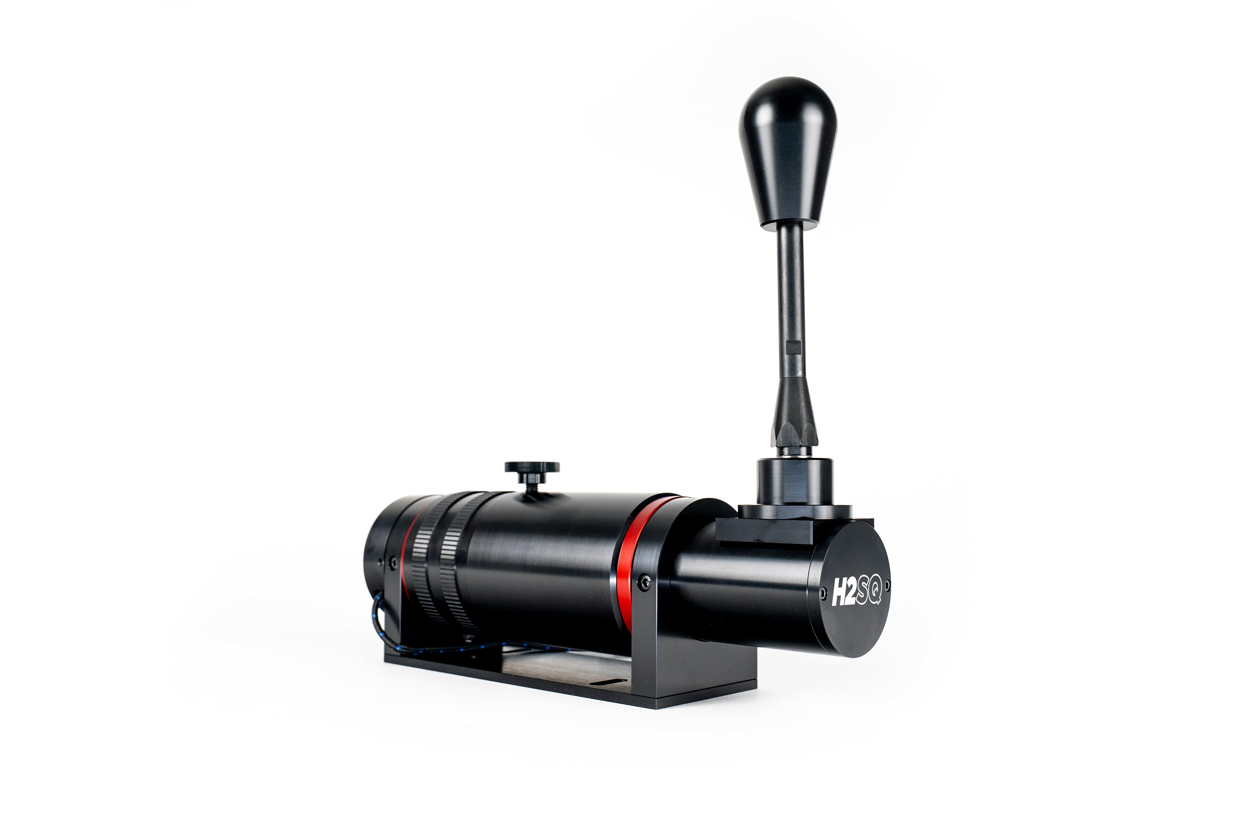 Trak Racer UK BDH H2SQ dual-mode shifter with logo, featuring ergonomic design and detailed controls for racing simulation setups.