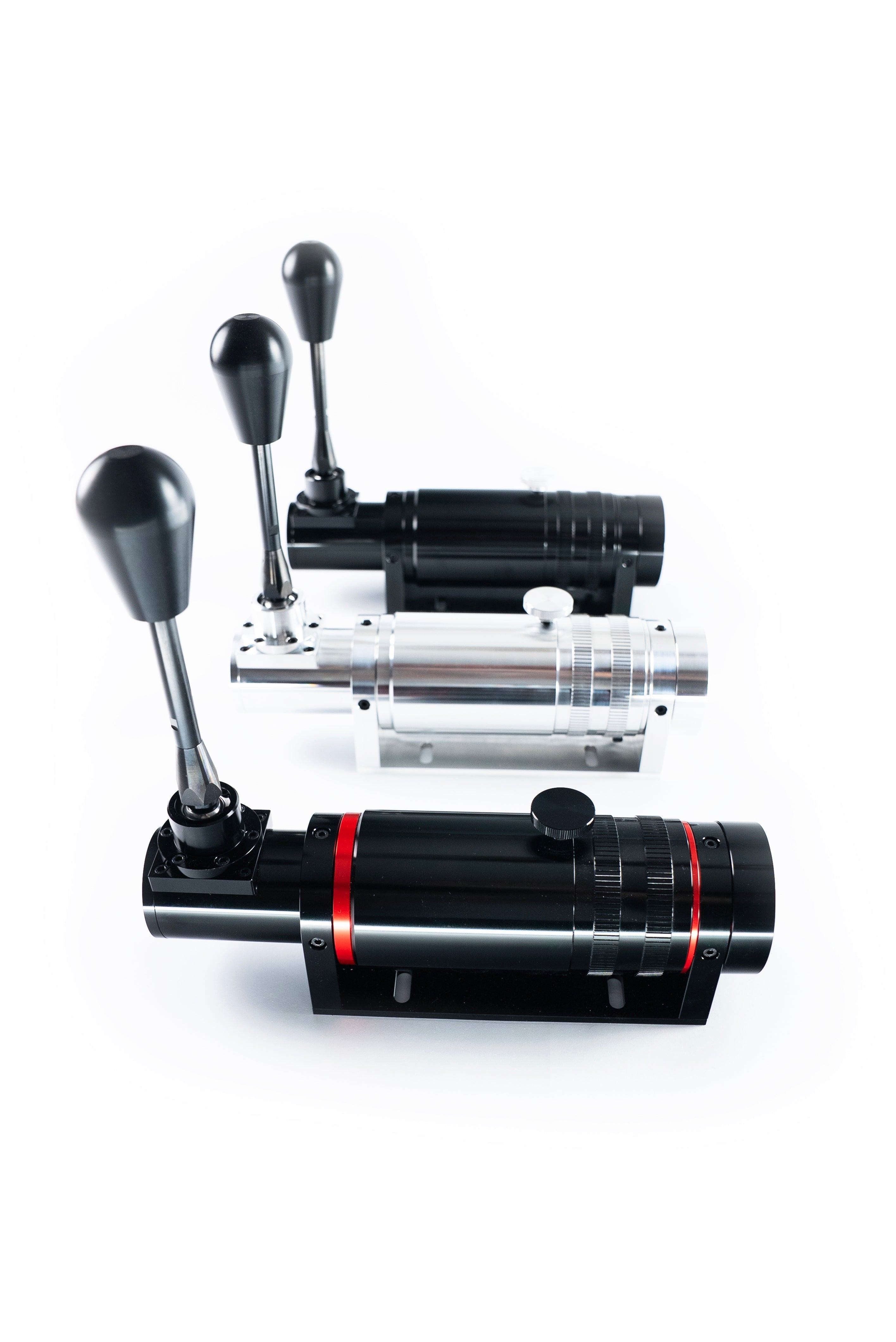 Trak Racer UK BDH H2SQ dual-mode shifter with ergonomic handle and gear lever for racing simulation setups.