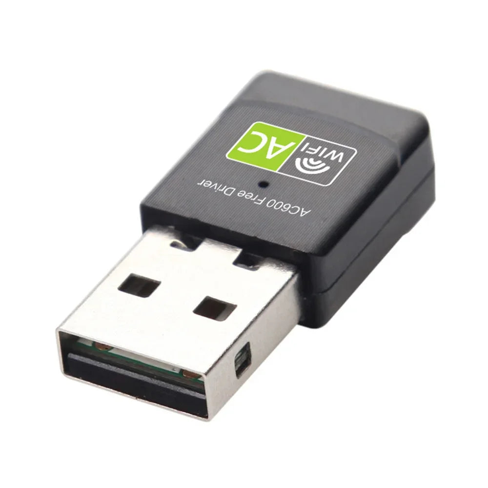 Wireless USB WiFi Dongle – 600 Mbps 2.4 / 5 GHz Adapter