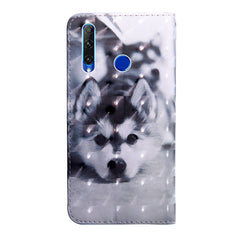 3D Painting Pattern Coloured Drawing Horizontal Flip TPU + PU Leather Case with Holder & Card Slots & Wallet, For Huawei Enjoy  9S, For Huawei Y5 2019