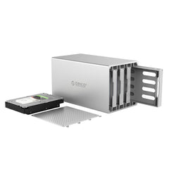 ORICO Honeycomb Series WS400C3 SATA 3.5 inch 40TB USB-C / Type-C 4 Bays Aluminum Alloy HDD / SSD Enclosure, USB-C / Type-C 4 Bays