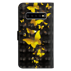 3D Painting Pattern Horizontal Flip TPU + PU Leather Case with Holder & Card Slots & Wallet, For Galaxy S10+, For Galaxy Note9