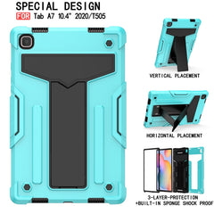 T-shaped Bracket Contrast Color Shockproof PC + Silicone Protective Case, For Samsung Galaxy Tab A7 10.4 (2020), For iPad Air 2022 / 2020 10.9 / iPad Pro 11