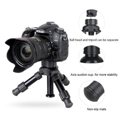 BEXIN MS02 Small Lightweight Tabletop Camera Tripod for Phone Dslr Camera, MS02