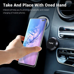 TOPK D21 Car Mobile Phone Holder Magnetic Universal In-car Phone Holder Stand, D21