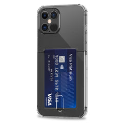 TPU Transparent Protective Case with Card Slots, For iPhone 12 Pro, For iPhone 12 Pro Max