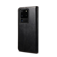 Simple Wax Crazy Horse Texture Horizontal Flip Leather Case with Card Slots & Wallet, For Samsung Galaxy S20 UItra, For Samsung Galaxy S20 FE, For Samsung Galaxy S20 Plus