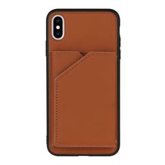 Skin Feel PU + TPU + PC Back Cover Shockproof Case with Card Slots & Holder & Photo Frame, For iPhone X / XS, For iPhone XR, For iPhone XS Max, For iPhone 11 Pro, For iPhone 11