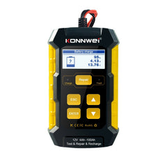 KONNWEI KW510 3 in 1 Car Battery Tester / Charger / Repairer, Support 8 Languages, KW510(EU Plug), KW510(US Plug)