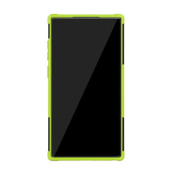 Tire Texture TPU + PC Shockproof Case with Holder, For Galaxy Note 10 Plus