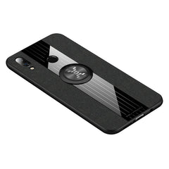 XINLI Stitching Cloth Textue Shockproof TPU Protective Case with Ring Holder, For Huawei nova 3i, For Huawei nova 4, For Huawei nova 4e, For Huawei nova 5