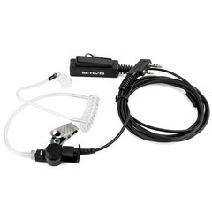 RETEVIS TK 2 Pin Long Clip Air Guide Covert Acoustic Tube Earpiece Speaker Microphone for H-777 / RT-5R / RT-5RV / RT-B6, TK Long Clip