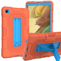 Contrast Color Robot Shockproof Silicone + PC Protective Case with Holder, For Samsung Galaxy Tab A7 Lite T220 / T225