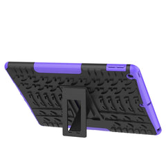 Tire Texture TPU + PC Shockproof Case with Holder, For iPad 10.2