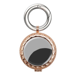 Copper Jewelry Style Shockproof Protective Cover Case with Keychain Hook Loop, For AirTag 2nd Gen / AirTag 1st Gen