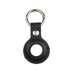 Shockproof Anti-scratch Leather Protective Case Cover Key Chain with Hang Loop For AirTag 2nd Gen / AirTag 1st Gen