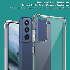 IMAK All-inclusive Shockproof Airbag TPU Case with Screen Protector, For Samsung Galaxy S21 FE 5G