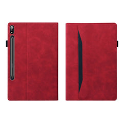 Business Shockproof Horizontal Flip Leather Case with Holder & Card Slots & Photo Frame & Pen Slot & Sleep / Wake-up Function, For Samsung Galaxy Tab S8+ / Tab S8 Plus /  Tab S7 FE / Tab S7+ SM-T970 / SM-T976B                                           ...