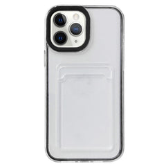 Full-coverage 360 Clear PC + TPU Shockproof Protective Case with Card Slot, For iPhone 11 Pro Max