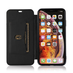 Bronzing Plating PU + TPU Horizontal Flip Leather Case with Holder & Card Slot, For iPhone XS Max, For iPhone XR, For iPhone X / XS, For iPhone 8 Plus & 7 Plus, For iPhone 6 Plus & 6s Plus, For iPhone 6 & 6s