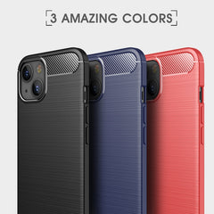 Brushed Texture Carbon Fiber TPU Case, For iPhone 13, For iPhone 13 Pro, For iPhone 13 mini, For iPhone 13 Pro Max, For Motorola Moto G Stylus 2021 5G