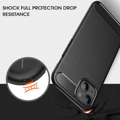 Brushed Texture Carbon Fiber TPU Case, For iPhone 13, For iPhone 13 Pro, For iPhone 13 mini, For iPhone 13 Pro Max, For Motorola Moto G Stylus 2021 5G