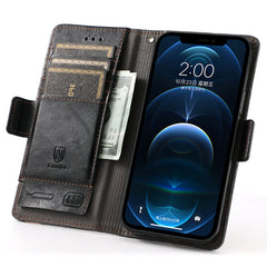 CaseNeo Business Splicing Dual Magnetic Buckle Horizontal Flip PU Leather Case with Holder & Card Slots & Wallet, For iPhone 12 mini, For iPhone 12 / 12 Pro, For iPhone 12 Pro Max, For iPhone 11 Pro