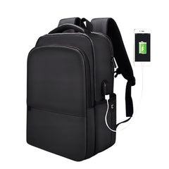 SJ01 Business Casual Computer Backpack with USB Charging Port, 13-15 inch Universal