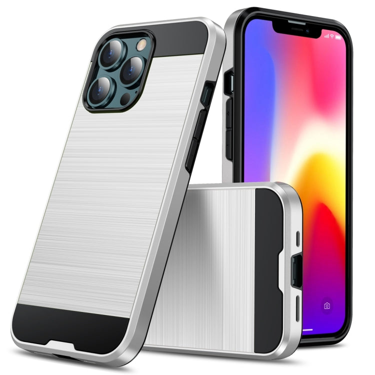 Brushed Texture Carbon Fiber TPU Case, For iPhone 13 mini, For iPhone 13 Pro Max, For iPhone 13 Pro, For iPhone 13