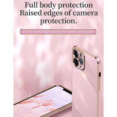 XINLI Straight Edge 6D Electroplate TPU Phone Case, For iPhone 11, For iPhone 11 Pro, For iPhone 11 Pro Max