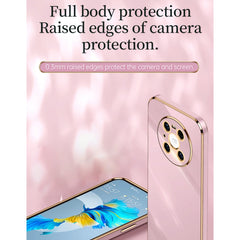 XINLI Straight Edge 6D Electroplate TPU Phone Case, For Huawei Mate 40 Pro, For Huawei nova 6 5G, For Huawei nova 6 SE