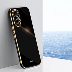 XINLI Straight Edge 6D Electroplate TPU Phone Case, For Huawei nova 8 Pro 5G, For Huawei nova 8 SE, For Huawei P30