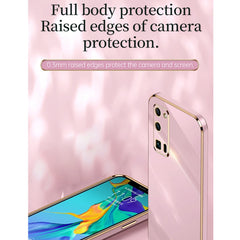 XINLI Straight Edge 6D Electroplate TPU Phone Case, For Honor 30S, For Honor 30 Youth, For Honor 50 Pro